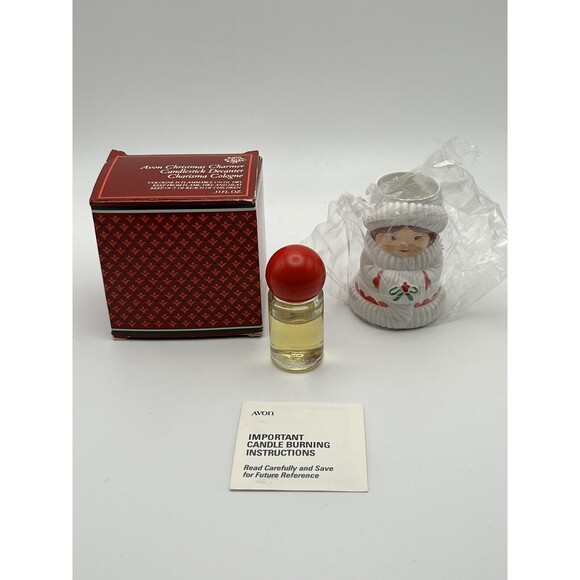 Avon Other - Vintage AVON Christmas Charmer Candlestick Decanter w/Zany Cologne .33 oz 1981